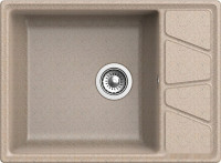 Кухонная мойка GranFest GF-V-680L (песочный)