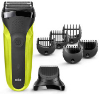 Электробритва мужская Braun Series 3 Shave&amp;Style 300BT (зеленый)