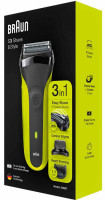 Электробритва мужская Braun Series 3 Shave&amp;Style 300BT (зеленый)