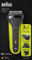 Электробритва мужская Braun Series 3 Shave&amp;Style 300BT (зеленый)