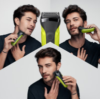 Электробритва мужская Braun Series 3 Shave&amp;Style 300BT (зеленый)