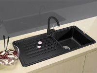 Смеситель Blanco Mida Silgranit (черный)