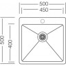 Кухонная мойка Zorg ZRE 5050