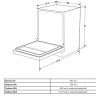 Посудомоечная машина Korting KDF 60240 S