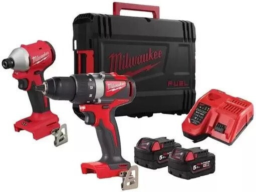 Milwaukee M18 BLPP2B3-502X 4933492846 (шуруповерт, винтоверт, 2 АКБ, кейс)