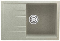 Кухонная мойка Berge BG-7603 (серый глянцевый)