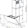 Вытяжка Monsher ROUEN 50 Noir Verre