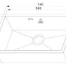 Кухонная мойка Zorg SH X 7444 Olentia