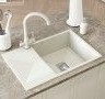 Кухонная мойка Polygran Blade 760 (белый хлопок)