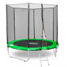 Батут Happy Jump 8ft Pro (252 см) с внешней сеткой и лестницей