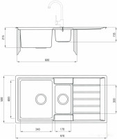 Кухонная мойка Deante Avior ZPA 0513