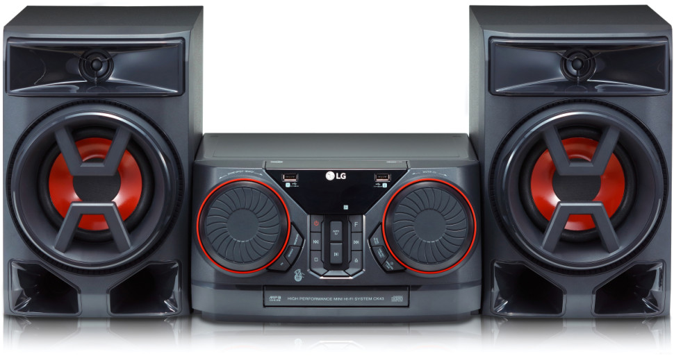 Музыкальный центр LG X-Boom CK43 (с колонками CKS43F)