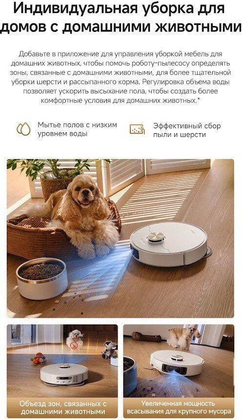 Робот-пылесос Dreame Robot Vacuum L60 Ultra AE White RPL71FE0 (евровилка, белый)
