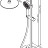 Душевая система Am.Pm X-Joy F0785A500