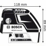 Призменный нивелир Bosch GCL 25