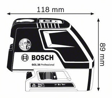 Призменный нивелир Bosch GCL 25