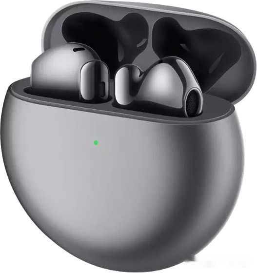 Наушники Huawei FreeBuds 4 (мерцающий серебристый)