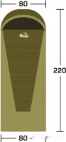 Спальный мешок Tramp Sherwood Regular TRS-054R (правая молния)