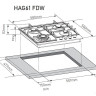 Варочная панель Zorg HAG61 FDW white