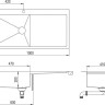 Кухонная мойка AquaSanita Steel LUNA 101 M-L