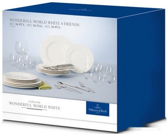 Столовый сервиз Villeroy & Boch Wonderful World White 10-1155-9032