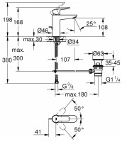 Смеситель Grohe BauEdge 23758000