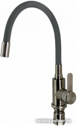 Кухонная мойка БелЭворс Mila L + смеситель W74004-9 + дозатор L405-1 (серый/сатин)