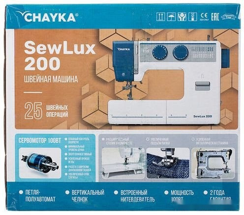 Электромеханическая швейная машина Chayka SewLux 200