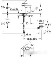 Смеситель Grohe BauLoop 23335000