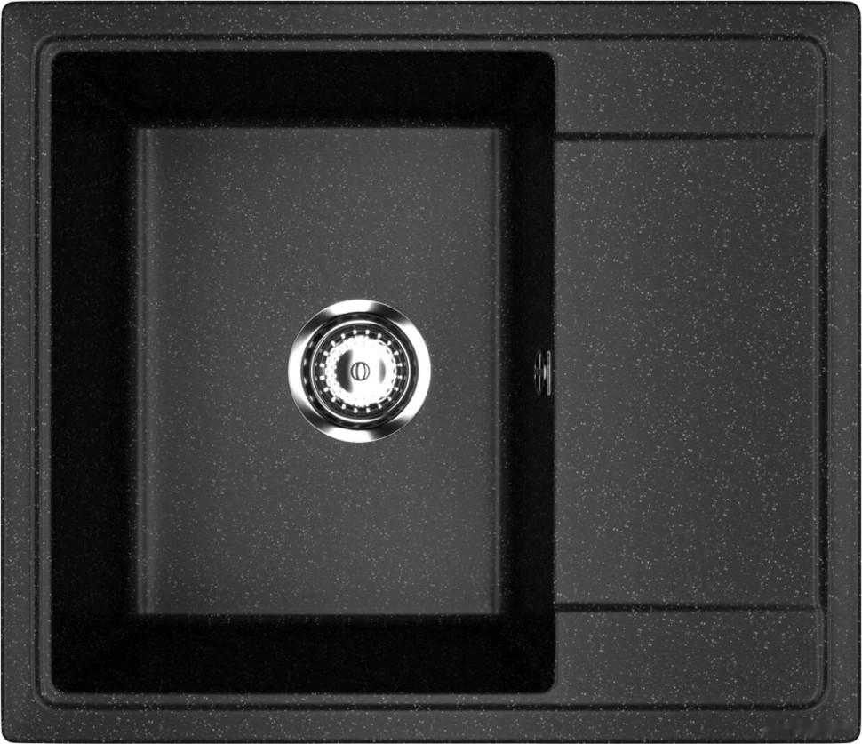 Кухонная мойка Practik PR-M 575-004 (черный оникс)