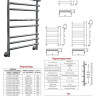 Цены на полотенцесушитель Luxon F Ultra 100x50