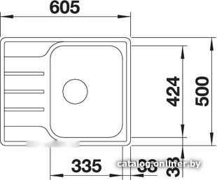 Кухонная мойка Blanco Lemis 45 S-IF Mini