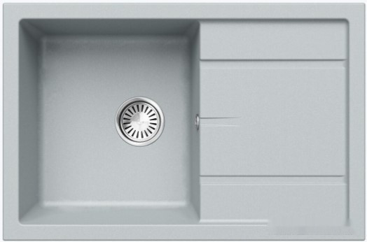 Кухонная мойка Tolero R-112 (платина)