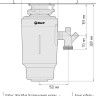 Измельчитель пищевых отходов BORT Titan 8000