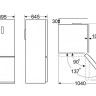 Холодильник Maunfeld MFF185NFW Inverter