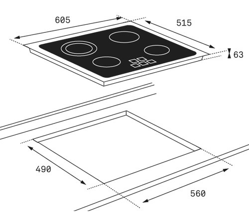 Варочная панель Teka TT 6415