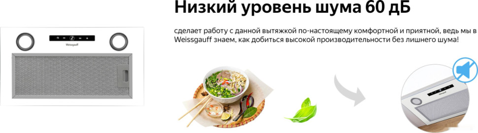 Вытяжка Weissgauff Box 1200 WH