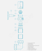 Маргроид Вид 1 с полкой 80x40