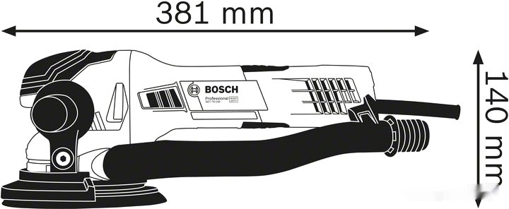 Шлифовальная машина Bosch GET 55-125 Professional 0601257000