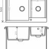 Кухонная мойка Polygran Brig-772 (серый 14)