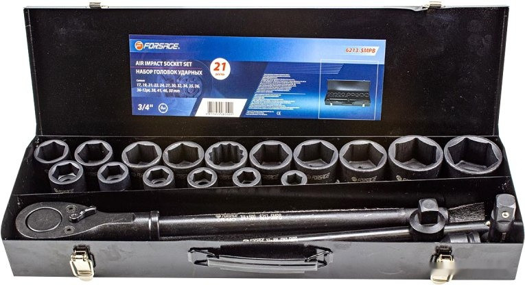 Универсальный набор инструментов Forsage F-6213-5MPB (21 предмет)