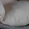 Подвесное кресло LoftyHome Miracle 1919 (grey line/milk)