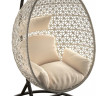 Подвесное кресло LoftyHome Miracle 1919 (grey line/milk)