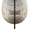 Подвесное кресло LoftyHome Miracle 1919 (grey line/milk)