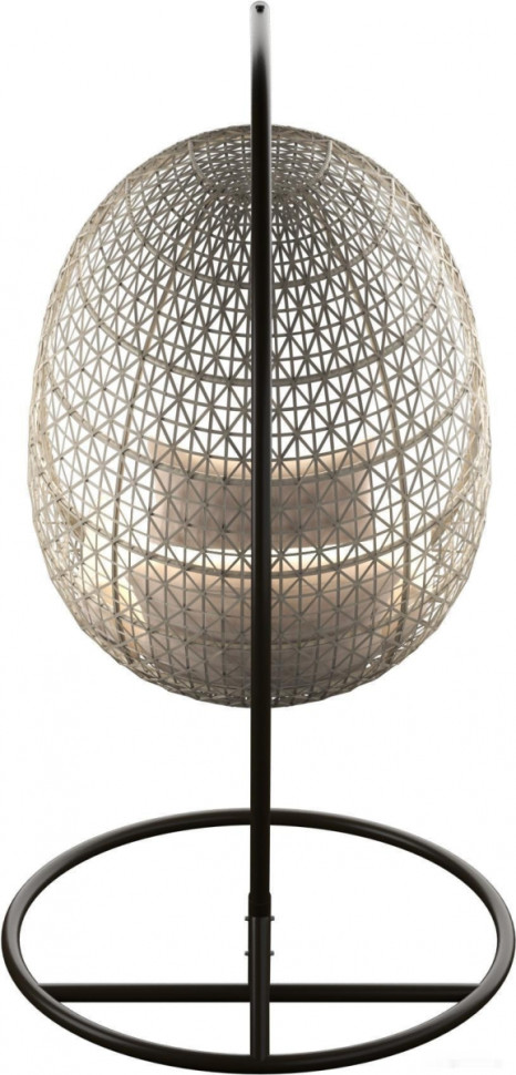 Подвесное кресло LoftyHome Miracle 1919 (grey line/milk)