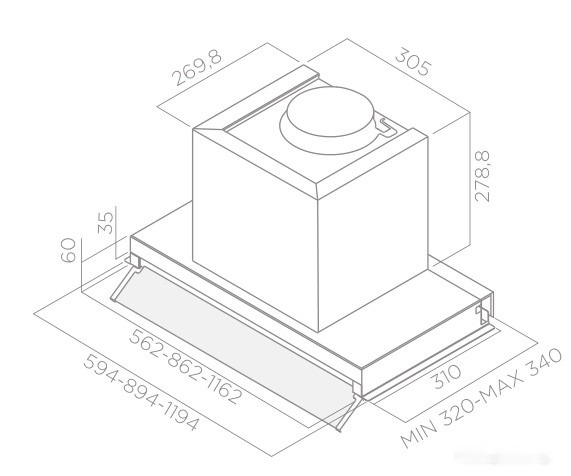 Вытяжка Elica Box In IX/A/60
