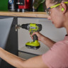 Ударная дрель-шуруповерт Ryobi RPD18-2C42S 5133005525 (с 2-мя АКБ 2 Ач+4 Ач, сумка)
