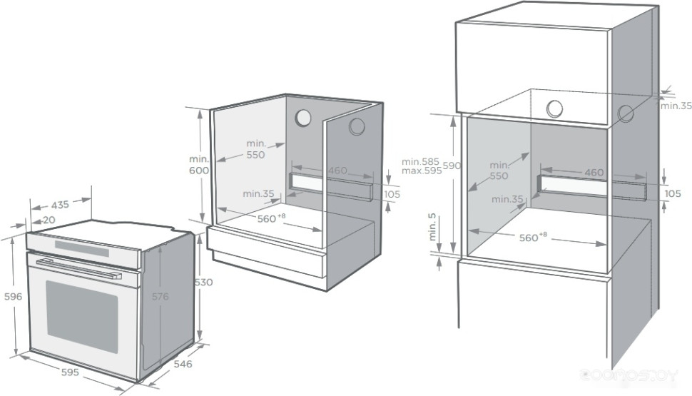 Духовой шкаф Weissgauff EOM 991 SB Black Edition