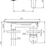 Смеситель Rubineta Torino-1F (BK) PM0010