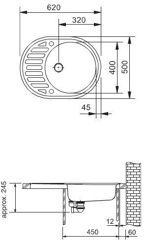 Кухонная мойка Franke ROG 611C (Choclate)